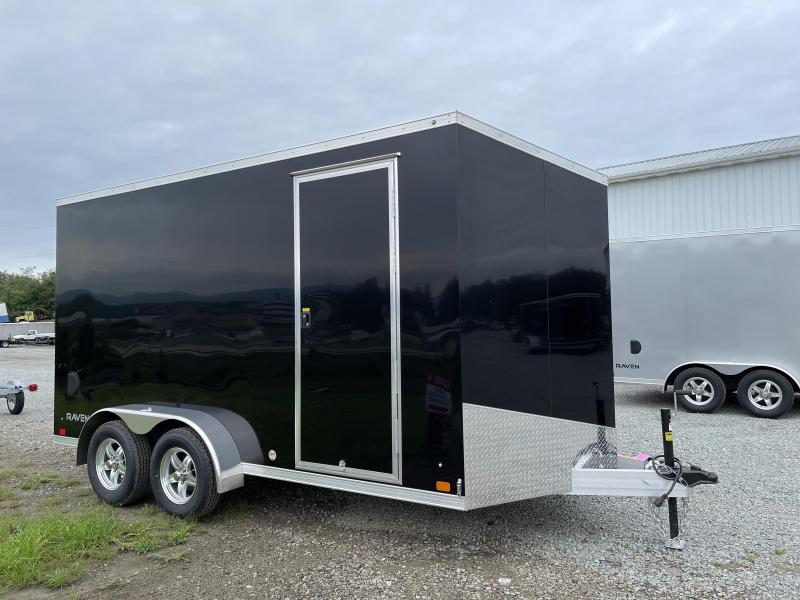 NEW 2022 ATC 7x14 RAVEN "LIMITED" w/ 2' Slant Wedge Nose Aluminum Cargo Trailer w/ Rear Ramp Door NEW 2022 ATC 7x14 RAVEN "LIMITED" w/ 2' Slant Wedge Nose Aluminum Cargo Trailer w/ Rear Ramp Door
