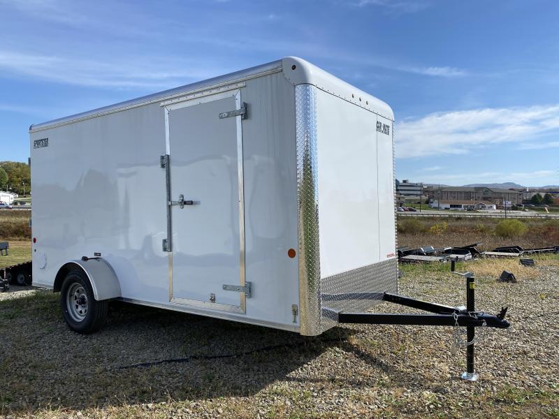 NEW 2022 Car Mate 7x16 HD Sportster Cargo Trailer w/ Ramp Rear Door NEW 2022 Car Mate 7x16 HD Sportster Cargo Trailer w/ Ramp Rear Door