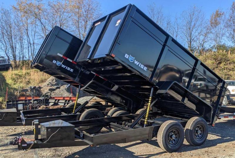NEW 2022 BWise 6x12 Lo Pro Dump w/ Barn Doors & 44" Sides (9990# GVW) NEW 2022 BWise 6x12 Lo Pro Dump w/ Barn Doors & 44" Sides (9990# GVW)