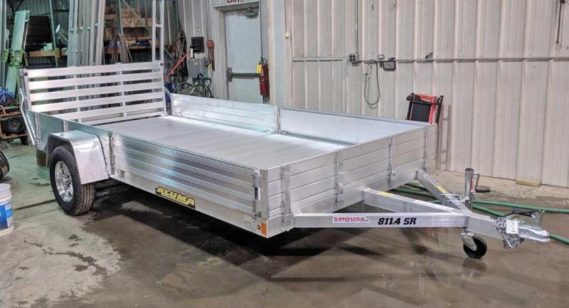 NEW 2023 Aluma 6'9" x 14' SR Utility w/ Side Ramps - Solid Rear Sides & Bi-Fold Gate NEW 2023 Aluma 6'9" x 14' SR Utility w/ Side Ramps - Solid Rear Sides & Bi-Fold Gate