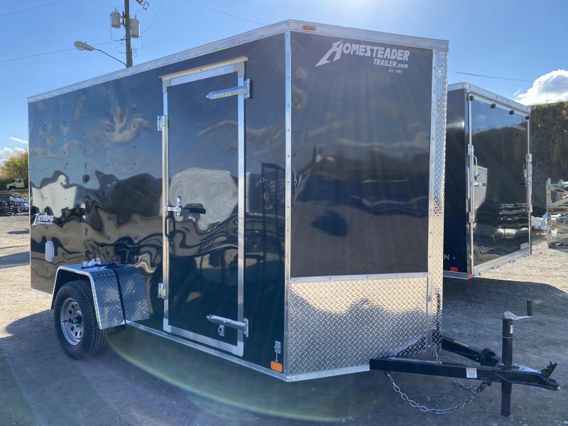 NEW 2021 Homesteader 6x12 Intrepid V-Nose Cargo Trailer w/ Ramp Door (Ramp Flip Out) NEW 2021 Homesteader 6x12 Intrepid V-Nose Cargo Trailer w/ Ramp Door (Ramp Flip Out)