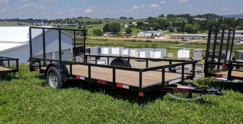 NEW 2023 Quality 7x14 PRO Utility Trailer w/ Spring Assist Gate & Tubular Top Rail NEW 2023 Quality 7x14 PRO Utility Trailer w/ Spring Assist Gate & Tubular Top Rail