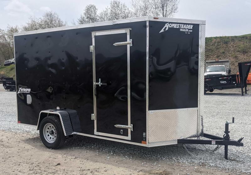 NEW 2023 Homesteader 6x12 Intrepid V-Nose Cargo Trailer w/ Barn Doors NEW 2023 Homesteader 6x12 Intrepid V-Nose Cargo Trailer w/ Barn Doors