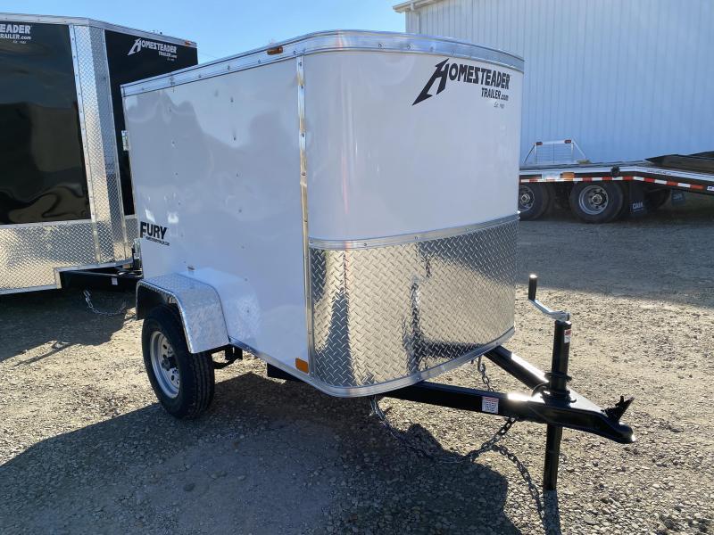 NEW 2021 Homesteader 4x8 Fury Cargo Trailer w/ Rear Barn Door NEW 2021 Homesteader 4x8 Fury Cargo Trailer w/ Rear Barn Door