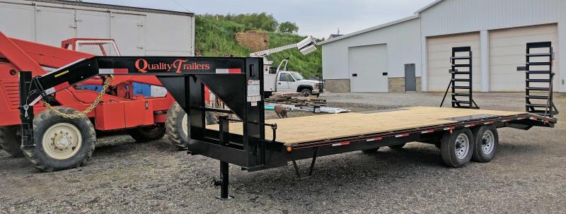 NEW 2021 Quality 20+4 General Duty Deckover Gooseneck w/ Stand Up Ramps NEW 2021 Quality 20+4 General Duty Deckover Gooseneck w/ Stand Up Ramps