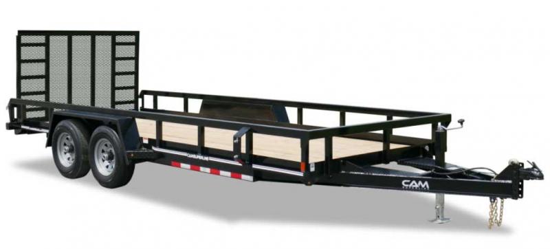 NEW 2021 CAM Superline 7x20 HD Utility Trailer w/ Spring Assist Gate NEW 2021 CAM Superline 7x20 HD Utility Trailer w/ Spring Assist Gate