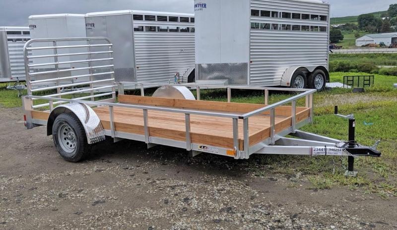 NEW 2023 Legend 6x12 Open Aluminum Low Wood Side Trailer NEW 2023 Legend 6x12 Open Aluminum Low Wood Side Trailer