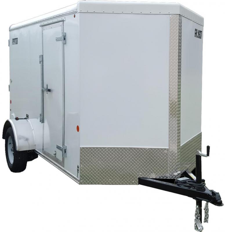 NEW 2022 Car Mate 6x10 Liberty Sport V-Nose Cargo Trailer w/ Barn Doors (Electric Brakes!) NEW 2022 Car Mate 6x10 Liberty Sport V-Nose Cargo Trailer w/ Barn Doors (Electric Brakes!)