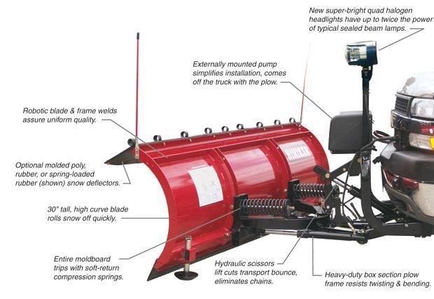 NEW 2018 Hiniker 8.5' HD Full Trip Conventional Steel Snow Plow NEW 2018 Hiniker 8.5' HD Full Trip Conventional Steel Snow Plow