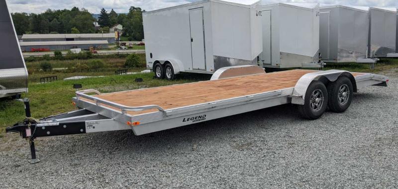NEW 2023 Legend 24' HD Aluminum Open Car Hauler w/ Underbody Ramps (9990# GVW) NEW 2023 Legend 24' HD Aluminum Open Car Hauler w/ Underbody Ramps (9990# GVW)