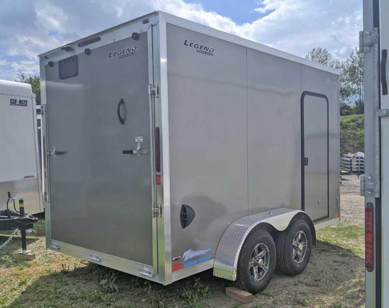 NEW 2021 Legend 7x12 Thunder V-Nose Cargo Trailer w/ Ramp Door (84" Inside) NEW 2021 Legend 7x12 Thunder V-Nose Cargo Trailer w/ Ramp Door (84" Inside)