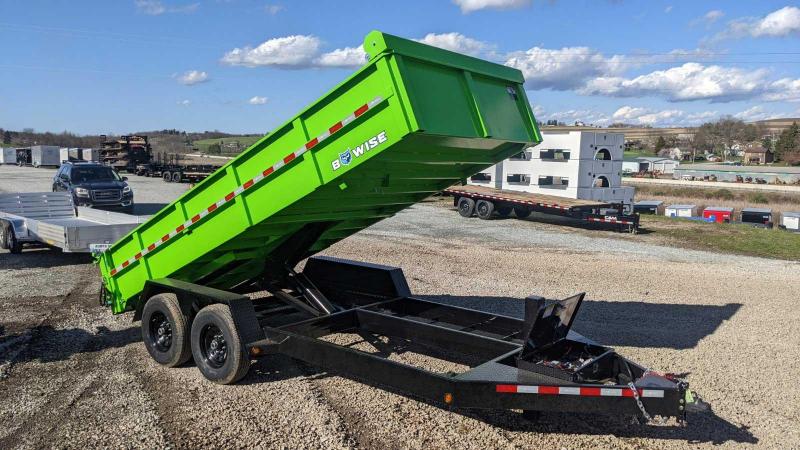 NEW 2023 BWise 6'10" x 16 HD Lo Pro Equipment Dump w/ Combo Gate NEW 2023 BWise 6'10" x 16 HD Lo Pro Equipment Dump w/ Combo Gate