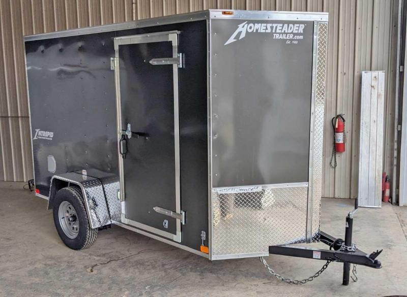 NEW 2021 Homesteader 5x10 Intrepid V-Nose Cargo Trailer w/ Ramp Door NEW 2021 Homesteader 5x10 Intrepid V-Nose Cargo Trailer w/ Ramp Door