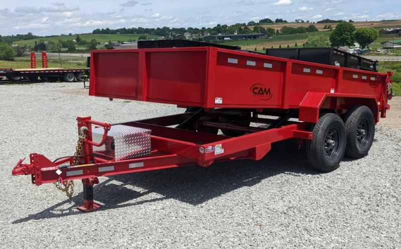 NEW 2021 CAM "Advantage" 6'8" x 14' HD Lo Pro Equipment Dump Trailer (7k Axles) NEW 2021 CAM "Advantage" 6'8" x 14' HD Lo Pro Equipment Dump Trailer (7k Axles)