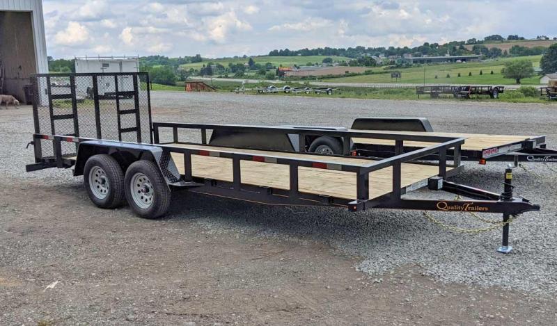 NEW 2022 Quality 7x20 HD General Duty Utility Trailer w/ 2' Dove NEW 2022 Quality 7x20 HD General Duty Utility Trailer w/ 2' Dove