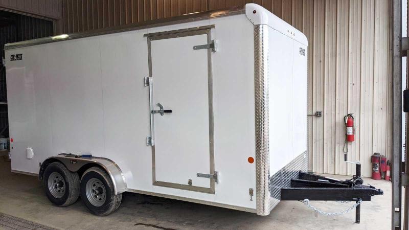 NEW 2021 Car Mate 7x16 HD Custom Cargo Trailer w/ Rear Barn Doors (12" Add'l Height) NEW 2021 Car Mate 7x16 HD Custom Cargo Trailer w/ Rear Barn Doors (12" Add'l Height)