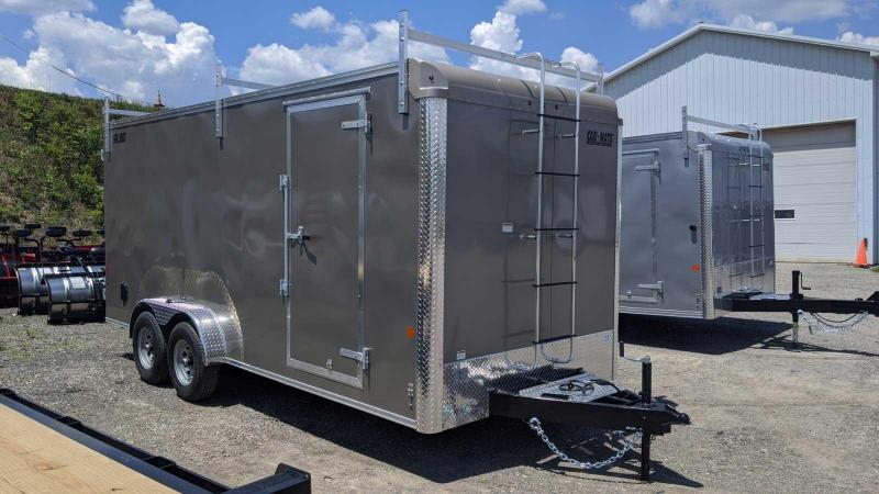 NEW 2020 Car Mate 7x18 HD Contractor Cargo Trailer w/ Rear Barn Doors (Extended Height & Heavier Axles) NEW 2020 Car Mate 7x18 HD Contractor Cargo Trailer w/ Rear Barn Doors (Extended Height & Heavier Axles)