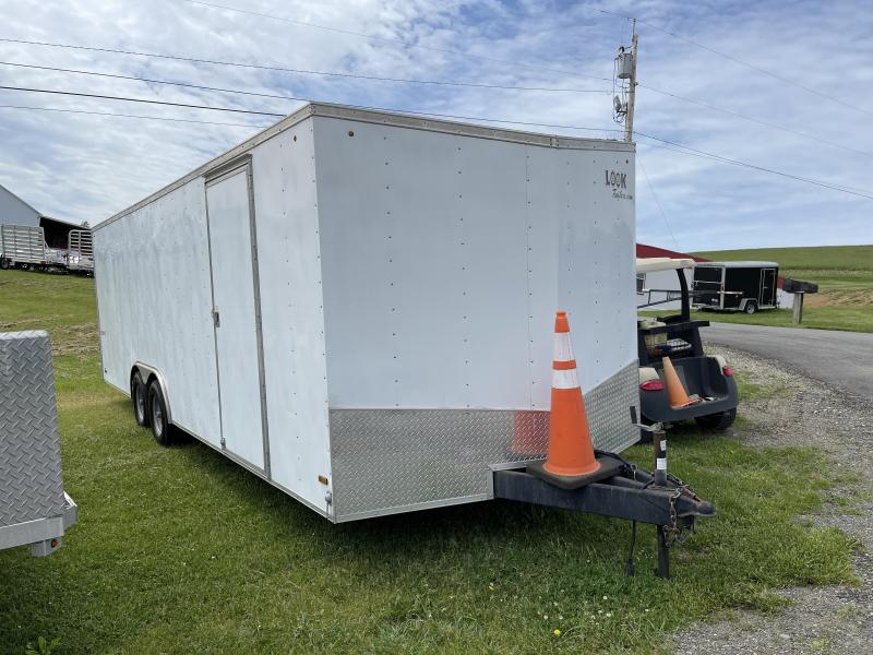 USED 2014 LOOK 8.5 x 24 Look Enclosed Trailer w/ Ramp Door USED 2014 LOOK 8.5 x 24 Look Enclosed Trailer w/ Ramp Door