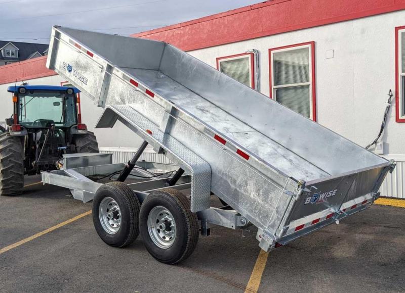 NEW 2022 BWise 6'9" x 14 HD Lo Pro Equipment Dump Trailer - GALVANIZED NEW 2022 BWise 6'9" x 14 HD Lo Pro Equipment Dump Trailer - GALVANIZED