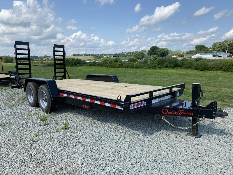 NEW 2022 Quality 18' HD PRO Equipment Hauler w/ Spring Assist Stand Up Ramps, 2' Dove Tail NEW 2022 Quality 18' HD PRO Equipment Hauler w/ Spring Assist Stand Up Ramps, 2' Dove Tail