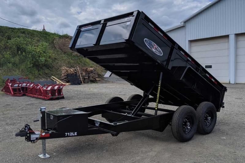 NEW 2021 Bri-Mar 6'9" x 12 HD Lo Pro Equipment Dump Trailer w/ Underbody Ramps NEW 2021 Bri-Mar 6'9" x 12 HD Lo Pro Equipment Dump Trailer w/ Underbody Ramps