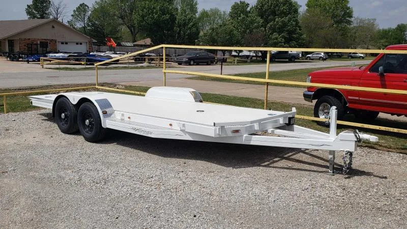 2025 102 Ironworks Eliminator (76024) Heavy Hauler 20'X76" Artic White 10.4K GVWR HAND PAINTED PIN S