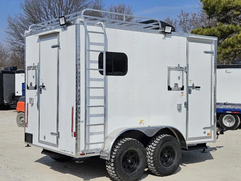 2026 Cargo Craft EF 7122 7'X12' (70556) Custom Off Road White Fiber Optic Splicing Trailer
