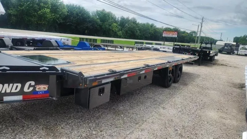 2025 Diamond C Trailers DET-210 (308237) 24'X102" Full Tilt HD Equipment Trailer, Carbon Metallic Gr