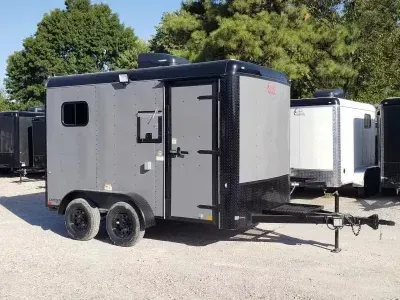 2025 Cargo Craft XP-7122 (70184) 7'x12' Fiber Splicing Trailer GRY, TNG, WIN