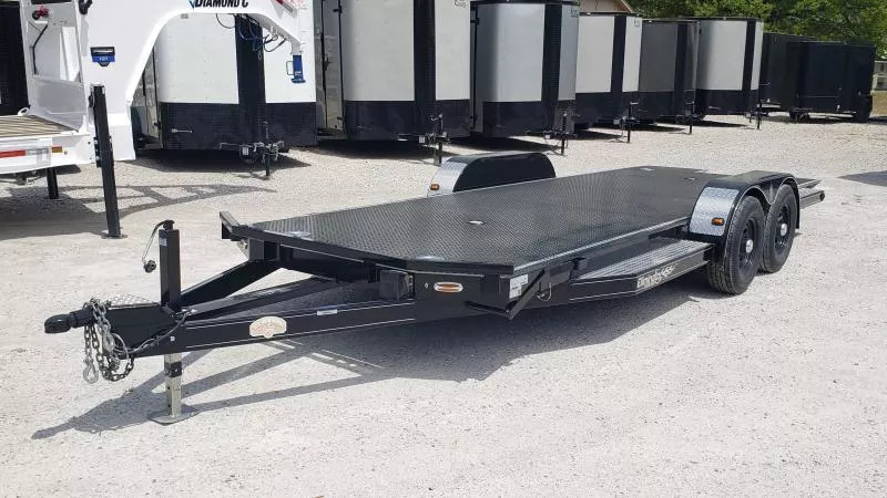 2025 102 Ironworks Onyx Black (76027) Eliminator Heavy Hauler 20' Car Hauler / Racing Trailer