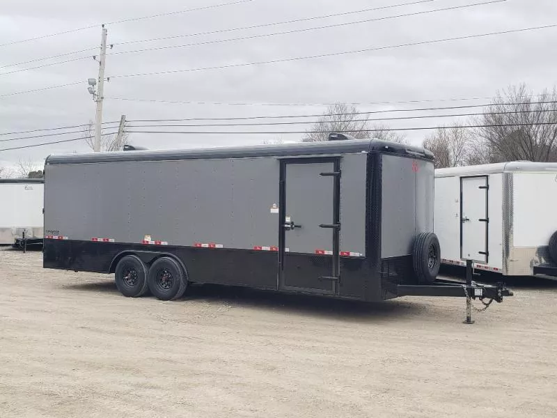 2025 Cargo Craft XP-85242 (68768) 8.5'X24' HD Matte Gray Extreme Work Trailer Equipment Trailer