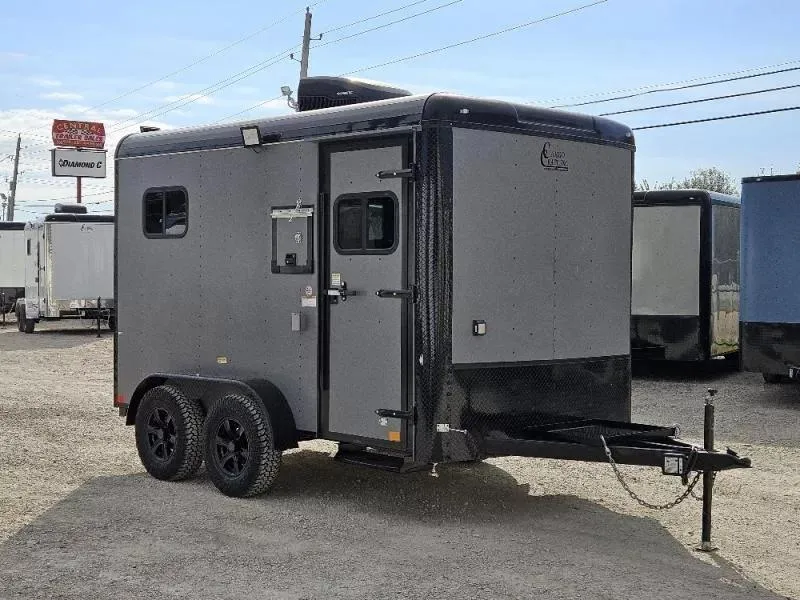 2025 Cargo Craft Cargo Craft 7'X12' Custom Matte Gray  Fiber Splicing Trailer, All Terrain Tires