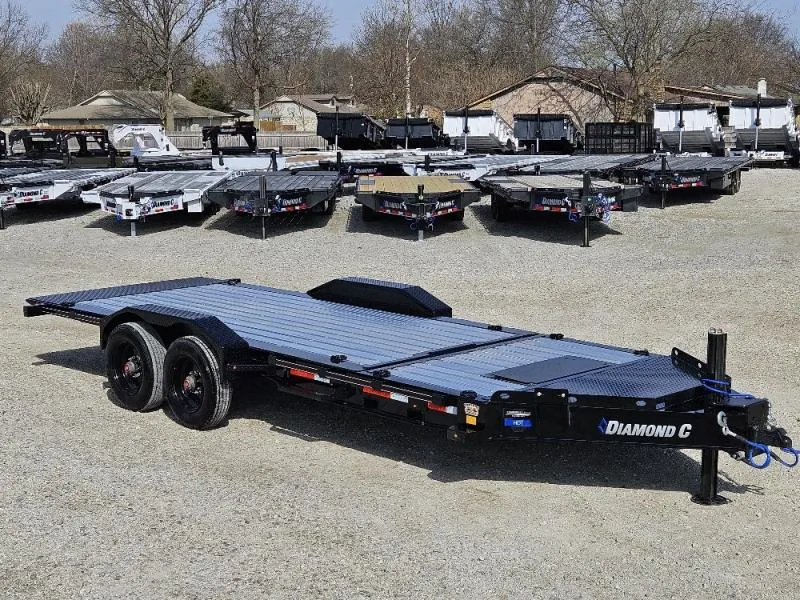 2026 Diamond C Trailers HDT-210 (10344) HD 20'X82" HD PRO TILT Equipment Trailer, Onyx Black