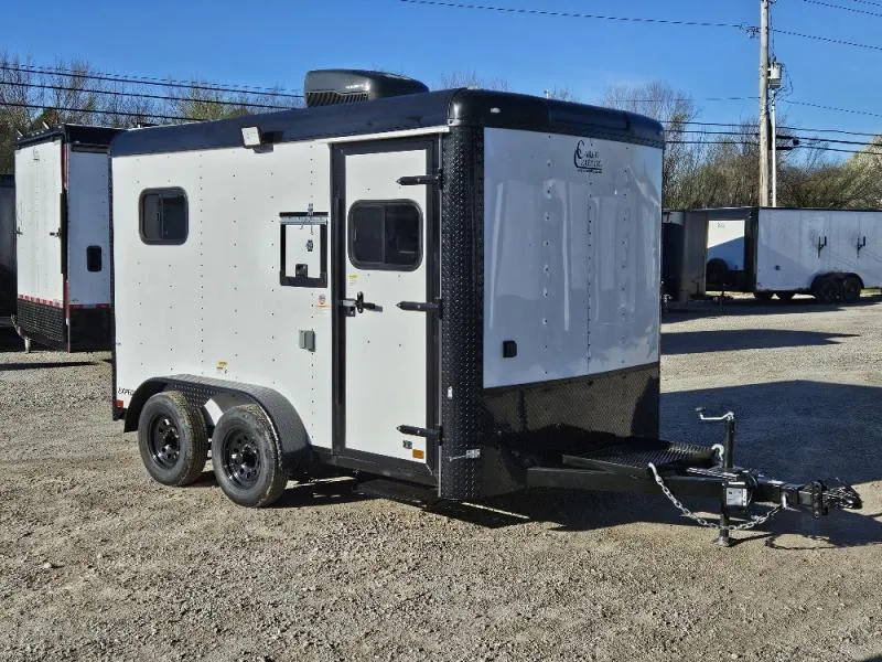 2026 Cargo Craft XP 7122 7'X12' (70771) Fiber Splicing Trailer w/ Cabinets, Pass Through Table