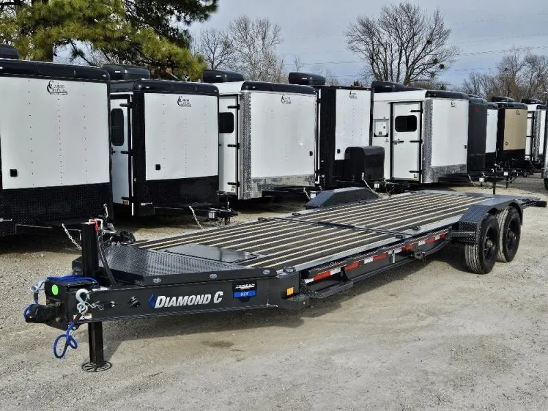 2026 Diamond C Trailers Diamond C HDT210 (10352) Pro Tilt Lowboy HD8' Stationary/ 16' Tilt Bed 24'x8