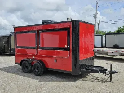 2026 Cargo Craft EV-7142 7'x14' Enclosed Concession Trailer
