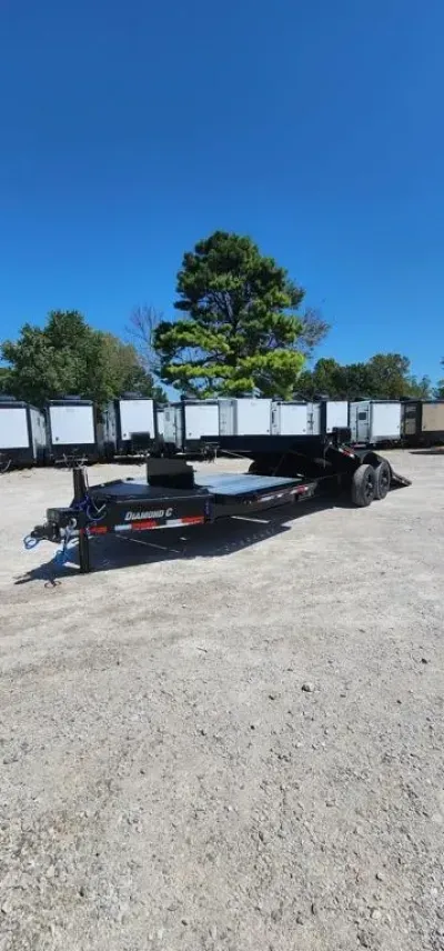 2026 Diamond C Trailers HXD-210 24'x102" (16554) Tilt Equipment Trailer HXD-210 Alum Deck, Winch, Di