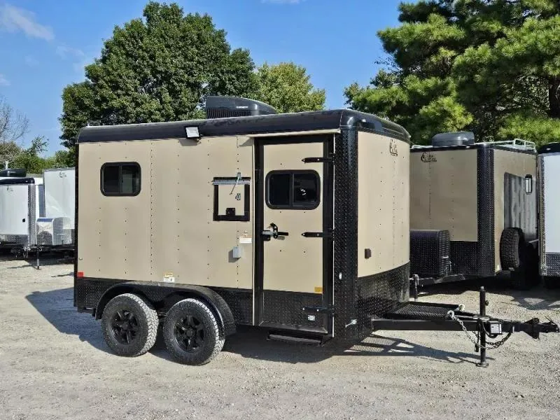 2025 Cargo Craft XP 7122 7'X12' Custom "Sierra Tan" Off Road Fiber Trailer, All Terrain Tires