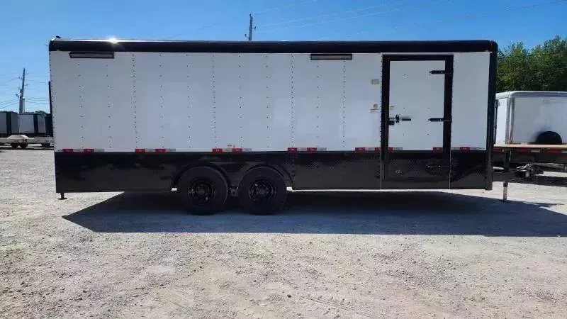 2025 Cargo Craft XP-85222 HD Work Trailer (69784) 8.5x22 Cargo 7K Axle, E-Track, White, / Enclose