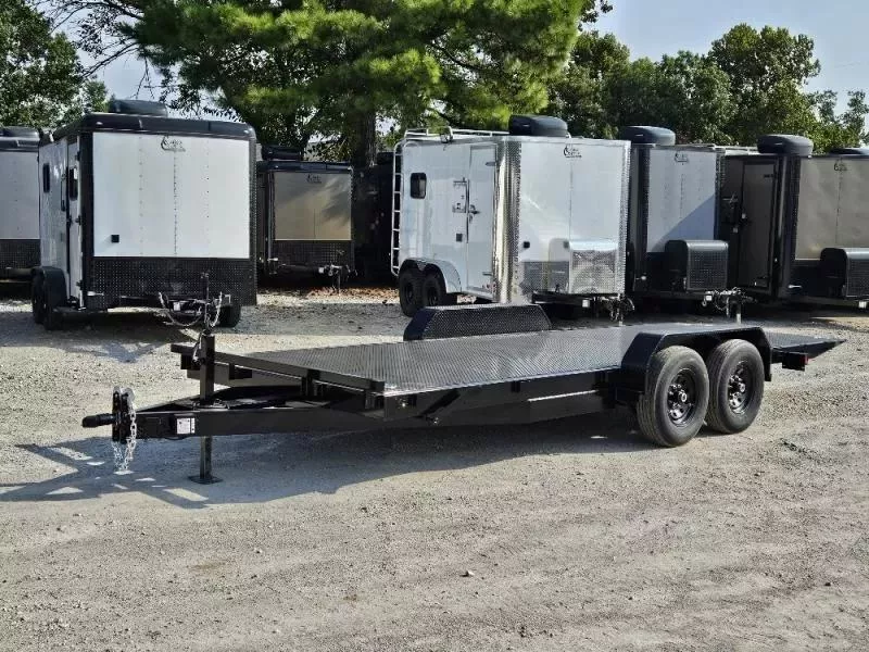 2025 Texoma Trailers HD STEEL (30979) FLOOR FULL 20'X83" * DECK 76" Wide 14K GVWR TILT TRAILER