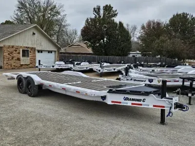2026 Diamond C Trailers HXD-210 MaxWide Tilt Trailer (10859) 24' x 102", (6' Stationary / 18' Ti