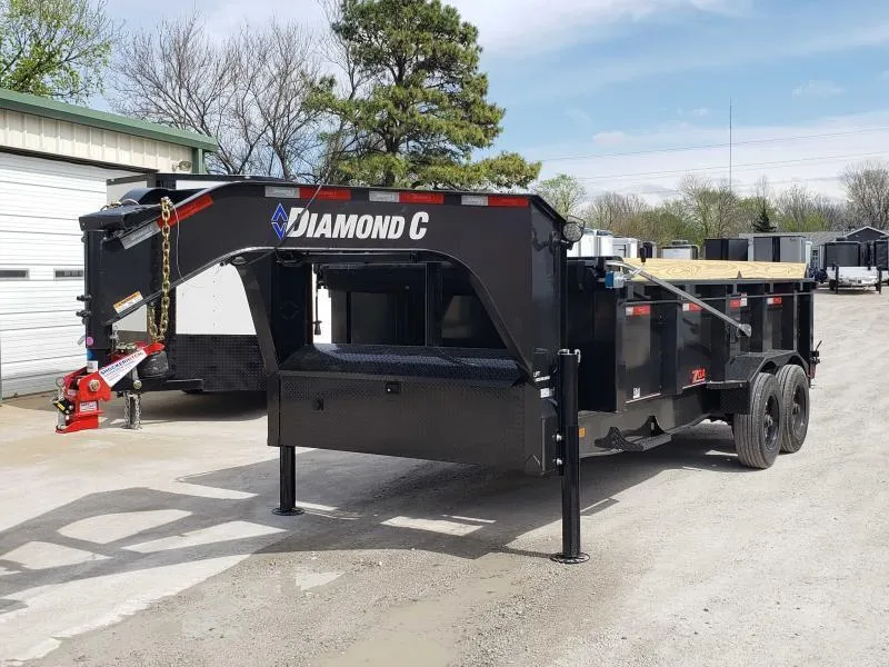 2025 Diamond C Trailers (98881) LPT-210 PaceSetter Dump Trailer Metallic Gray