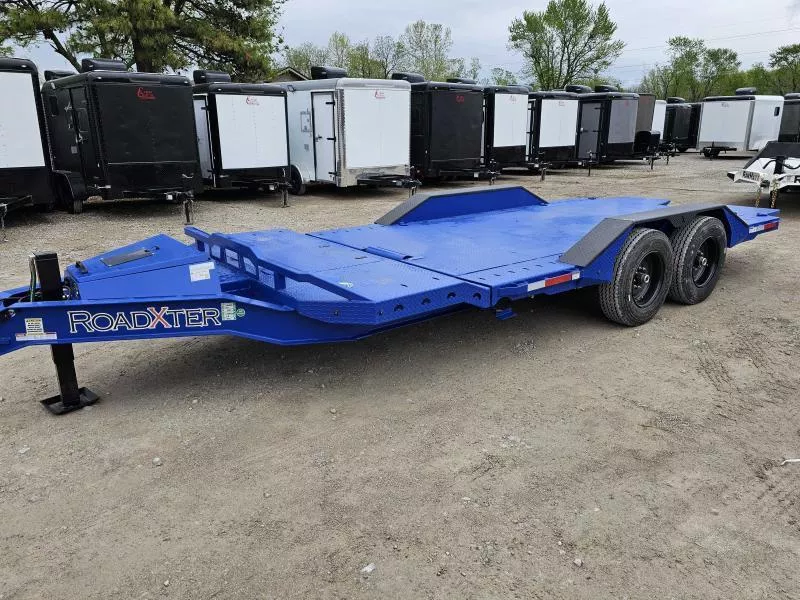 2024 RawMaxx GTX Gravity Tilt Cobalt Blue 20'X102" 7Ks Car / Equipment Hauler