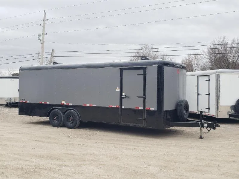 2025 Cargo Craft XP-85242 (68768) 8.5'X24' HD Matte Gray Extreme Work Trailer Equipment Trailer
