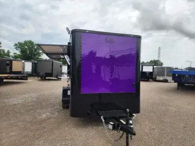 2025 Cargo Craft EF-7142 7'x14' Dual Window Concession Trailer with Water System