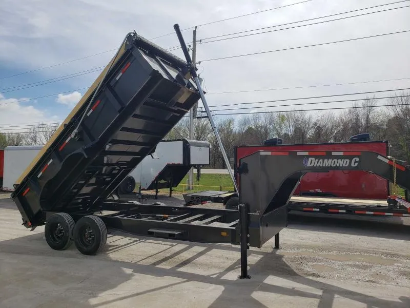 2025 Diamond C Trailers Diamond C (99416) LPT-210 16'X82" PaceSetter Telescopic Dump Trailer