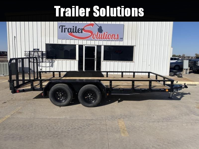 2021 PJ 16' x 83" Tandem Axle Channel Utility Trailer 2021 PJ 16' x 83" Tandem Axle Channel Utility Trailer