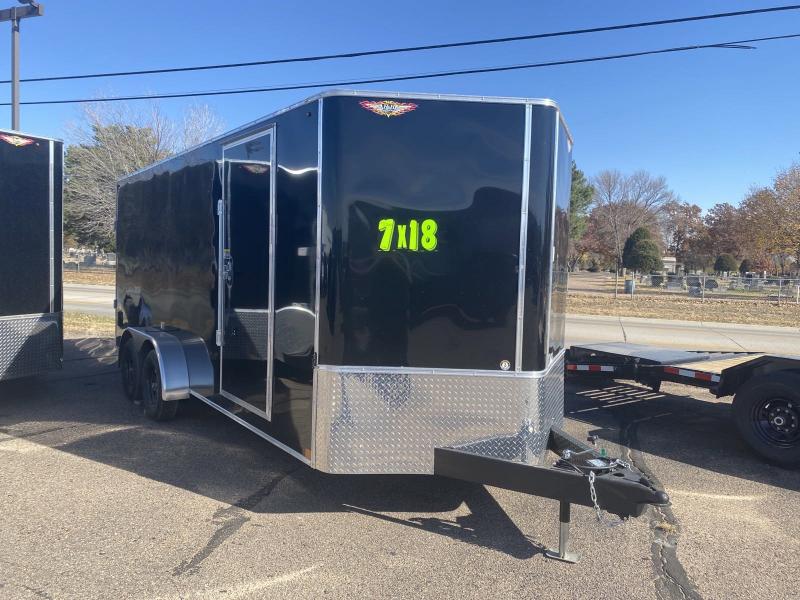 2023 H&H 7' x 18' Enclosed Trailer TZyNf6lxs5xm