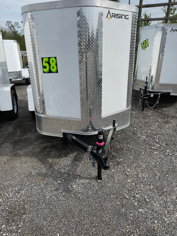 2023 Arising 5 X 8 SINGLE AXLE 3K GVWR Cargo / Enclosed Trailer 2023 Arising 5 X 8 SINGLE AXLE 3K GVWR Cargo / Enclosed Trailer