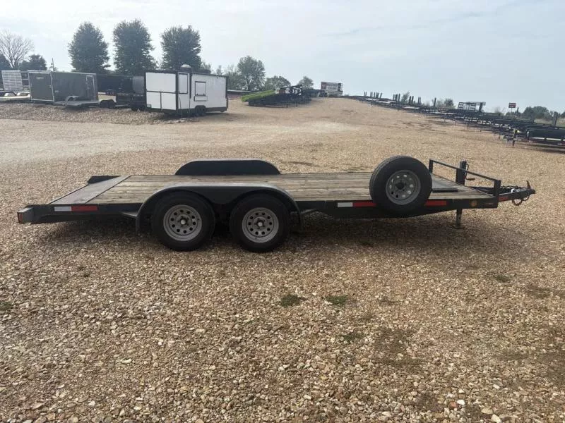 2002 Mack MAC 82X18 CARHAULER Flatbed Trailer